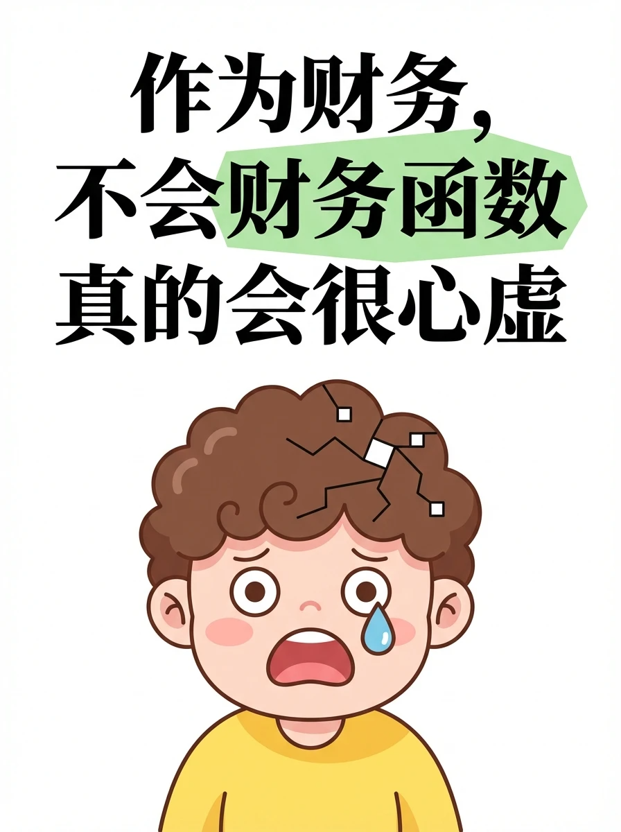 财务不懂函数，真的毫无安全感！