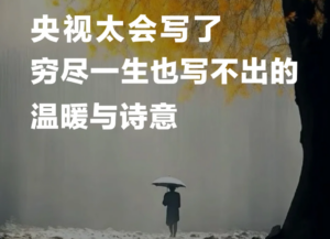 今日精选—央视旅行节目《你好、生活》满分文自愈案！