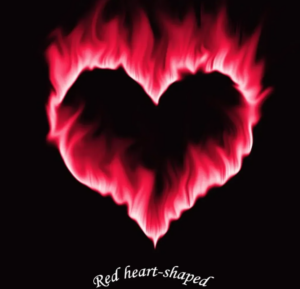 今日技巧分享：ps如何制作出爱心火焰效果