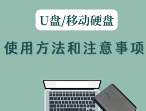U盘在电脑上的使用方法和注意事项