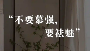 “✨不要慕强，要祛魅✨”