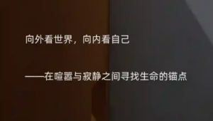 观己｜向外看世界，向内看自己！